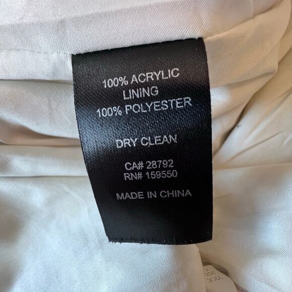 MAISON D'AMELIE TWEED STRAIGHT PLAID MINI SKIRT FRONT POCKETS SIZE 6 - Picture 8 of 9